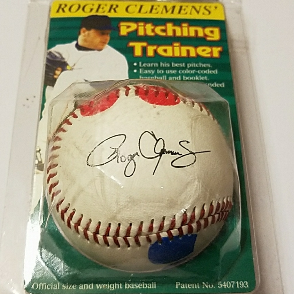 Roger Clemens pitch trainer baseball